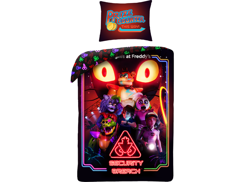 Five Nights at Freddy's Dekbedovertrek 140x200 cm Security Breach