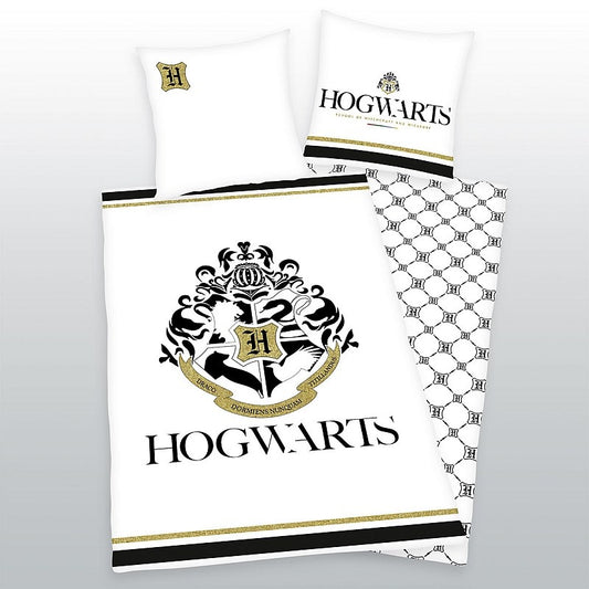 Harry Potter Dekbedovertrek 140x200 Glitter Goud 2in1 Duurzaam