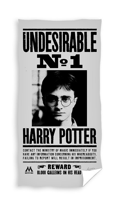 Harry Potter Handdoek 70x140cm Duurzaam