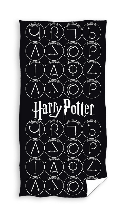 Harry Potter Handdoek Zwart