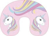Unicorn Reis Kussen Roze