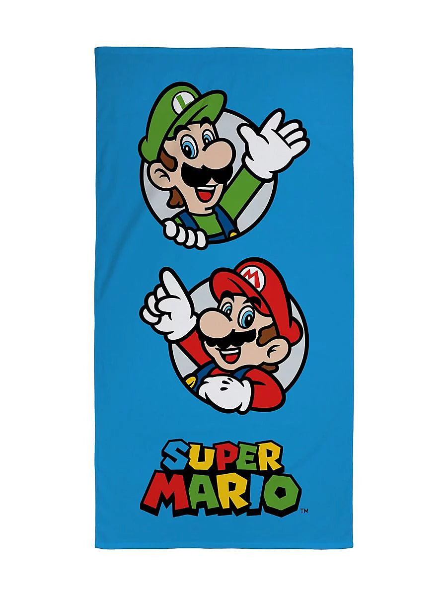 Super Mario Luigi Handdoek Badlaken 70x140 Duurzaam