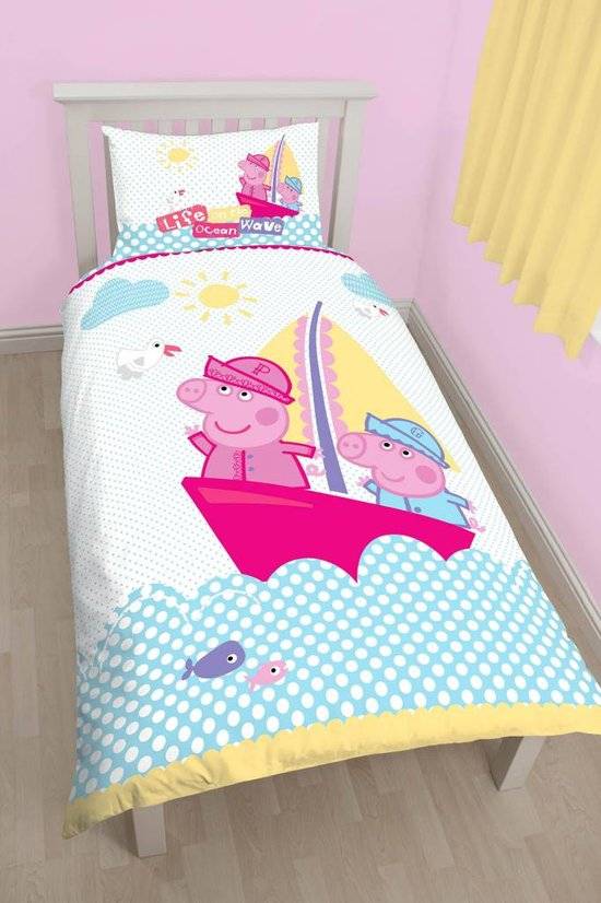 Peppa Pig Boot Dekbedovertrek