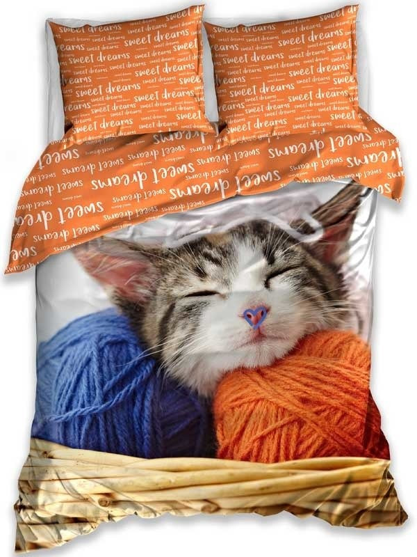 Poes Dekbedovertrek 140x200 Duurzaam