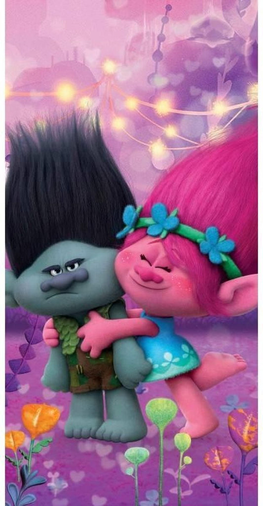 Trolls Handdoek 70x140 Katoen Duurzaam