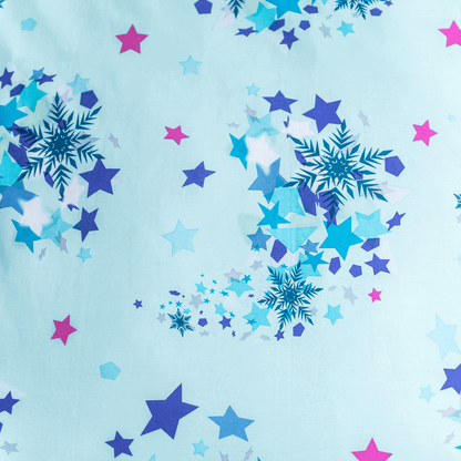Disney Frozen Dekbedovertrek 140x200 Glow in the Dark Duurzaam 2in1 Licht Blauw