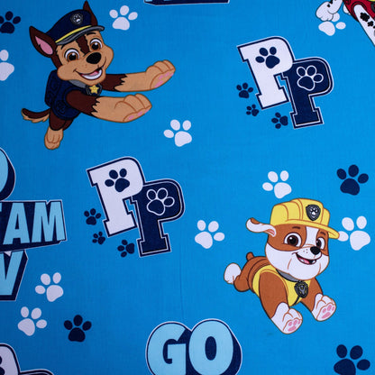 Paw Patrol Hoeslaken 90x200 Duurzaam Katoen