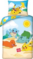 Pokemon Dekbedovertrek 2in1 Duurzaam Strand