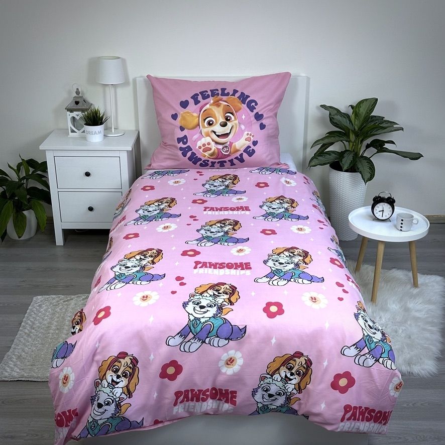PAW Patrol Dekbedovertrek 140x200 Polyester 2in1 Duurzaam