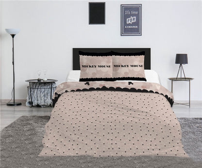 Minnie Mouse Dekbedovertrek Lits Jumeaux 240x220 Polyester 2in1 Mickey Mouse