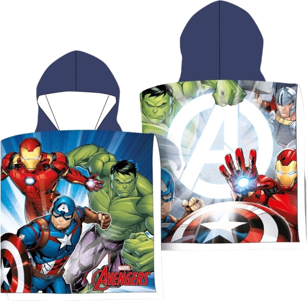 Marvel Avengers Badponcho 50x100 Duurzaam Katoen