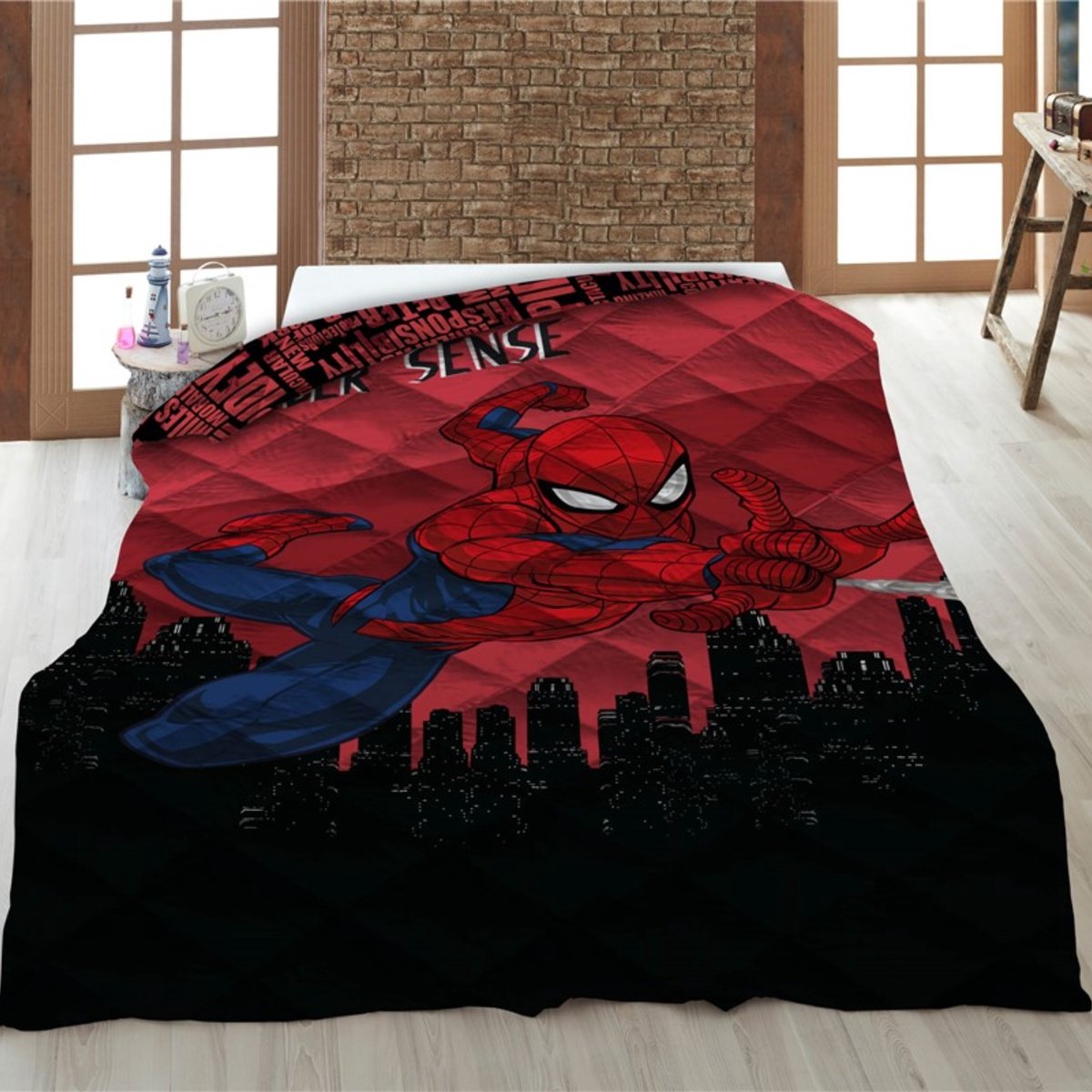 Spiderman Bedsprei 140x200 cm Duurzaam Polyester