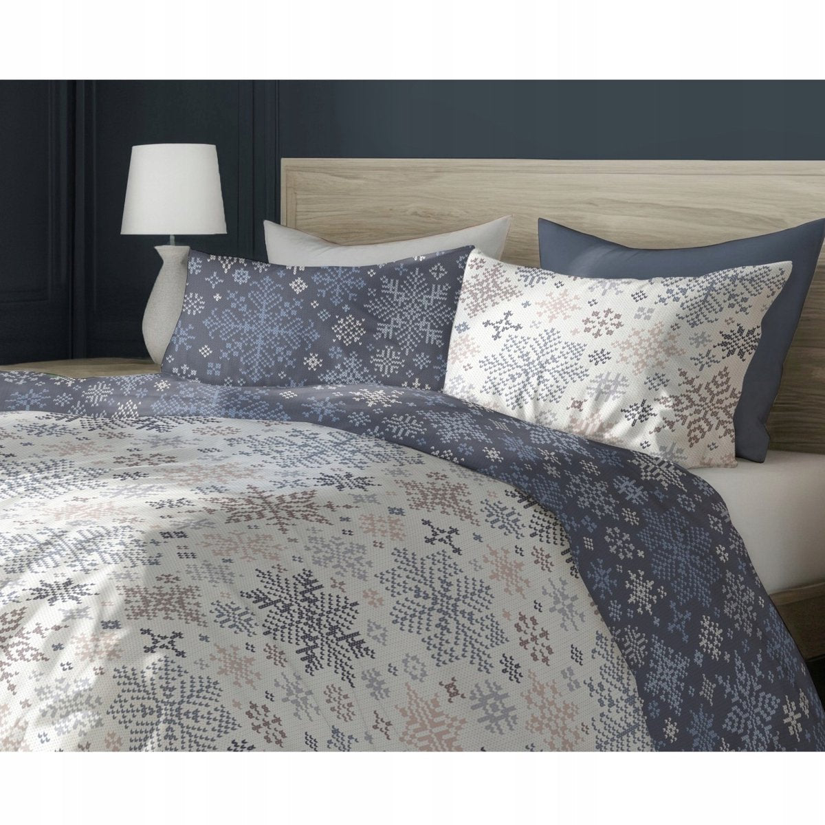 Christmas Dekbedovertrek 140x200 Kerst Katoen Santa Xmas Kerstman 2in1