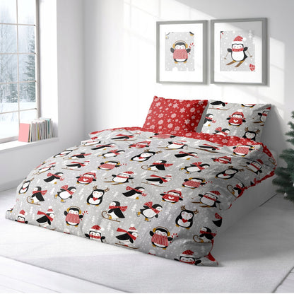 Kerst Dekbedovertrek Christmas 220x200cm Kussensloop 70x80cm Katoen