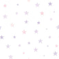 Little Ones Sterren roze/lila Behang