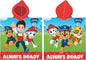 Paw Patrol Poncho 50x115 Katoen Duurzaam 2in1