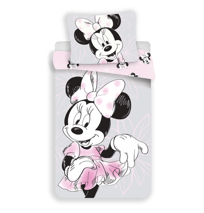 Minnie Mouse Dekbedovertrek 140x200 2in1 Duurzaam Katoen Beautifull