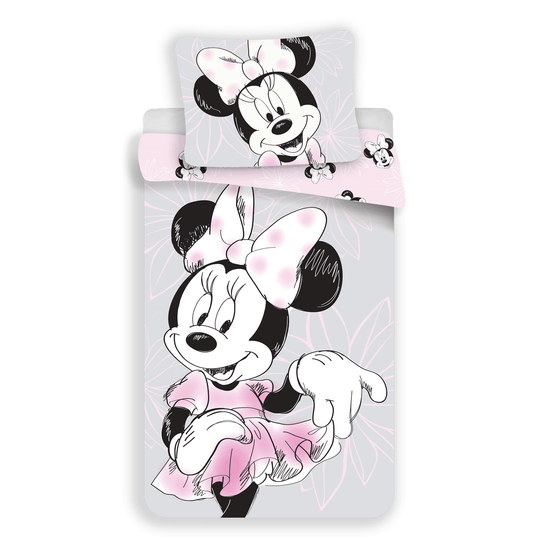 Minnie Mouse Dekbedovertrek 140x200 2in1 Duurzaam Katoen Beautifull