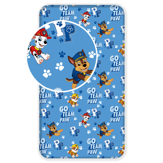 Paw Patrol Hoeslaken 90x200 Duurzaam Katoen