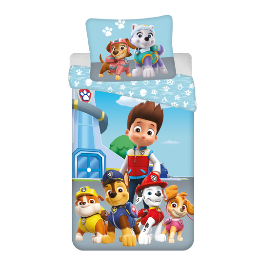 PAW Patrol Dekbedovertrek 140x200 2in1 Duurzaam Katoen