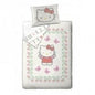 Hello Kitty Dekbedovertrek 140x200 Katoen HK08177-Cream