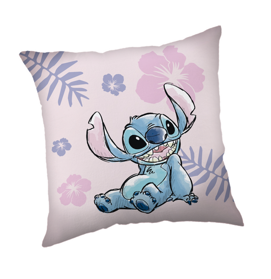 Lilo & Stich Kussen 40x40 Gevuld Duurzaam Roze