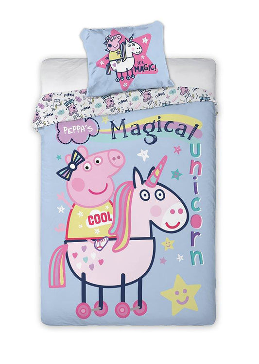 Peppa Pig Dekbedovertrek Magical Unicorn