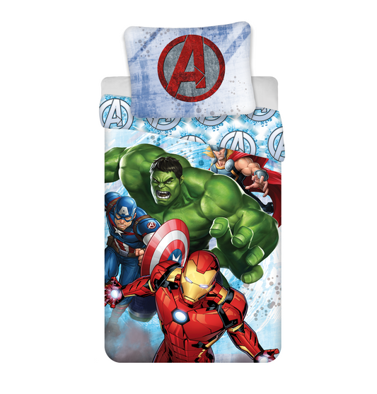 Marvel Avengers Dekbedovertrek 140x200 2in1 Katoen Duurzaam