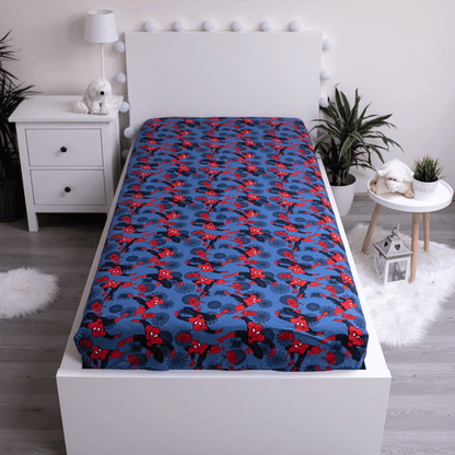 Spiderman Hoeslaken 90x200 Duurzaam Katoen