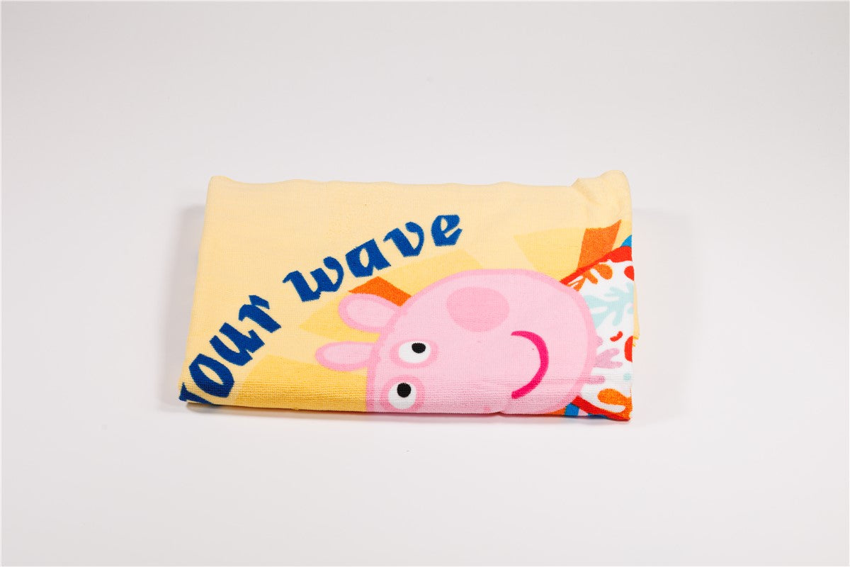 Peppa Pig Handdoek 70x140 Polyester Sneldrogend