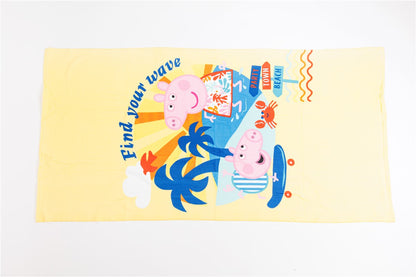 Peppa Pig Handdoek 70x140 Polyester Sneldrogend