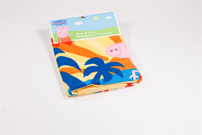 Peppa Pig Handdoek 70x140 Polyester Sneldrogend