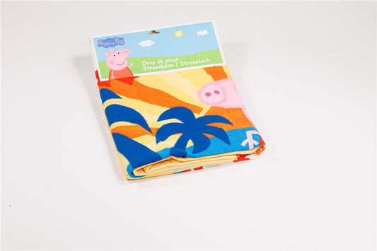 Peppa Pig Handdoek 70x140 Polyester Sneldrogend