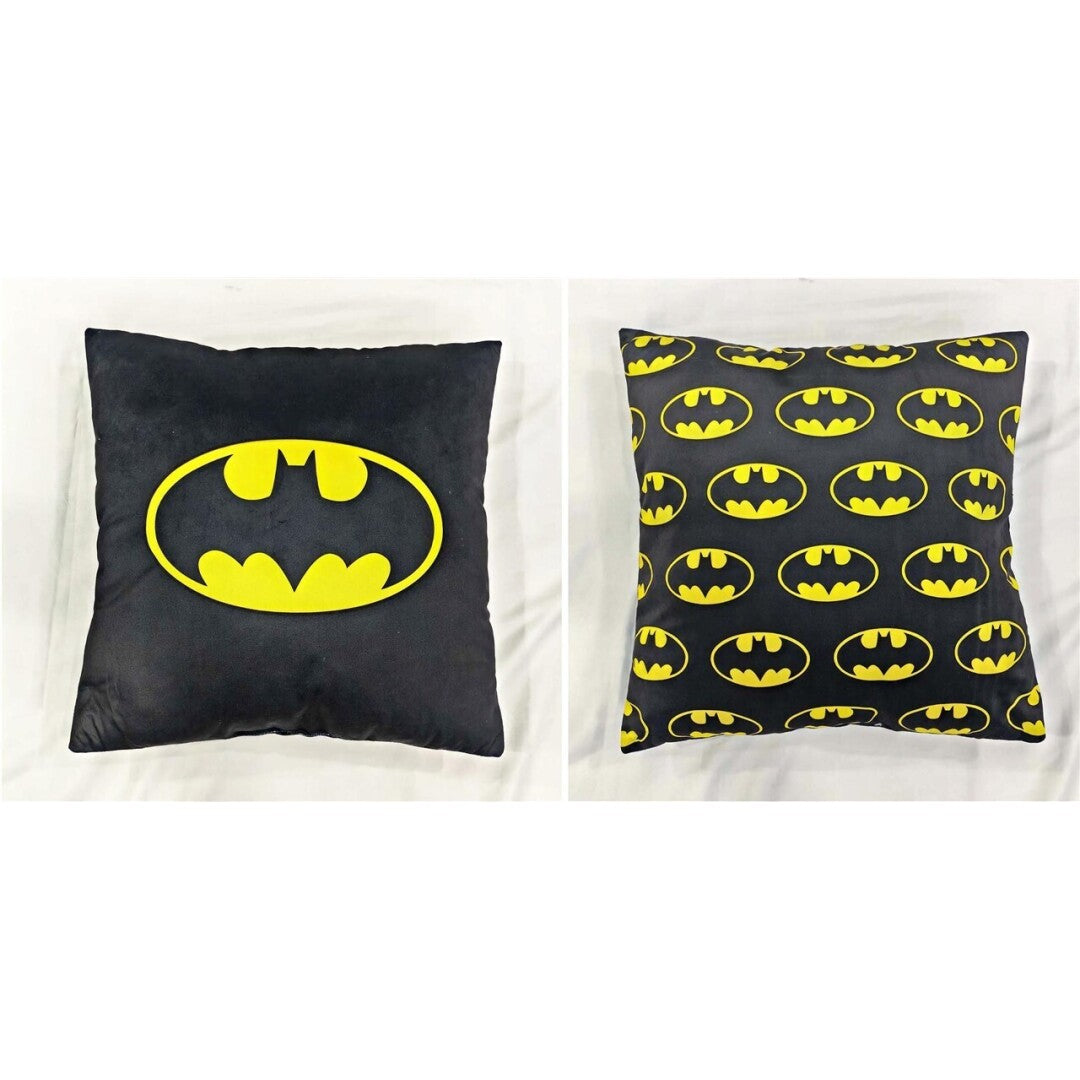 Batman Sierkussen 40x40 2in1 Velboa Zacht Duurzaam