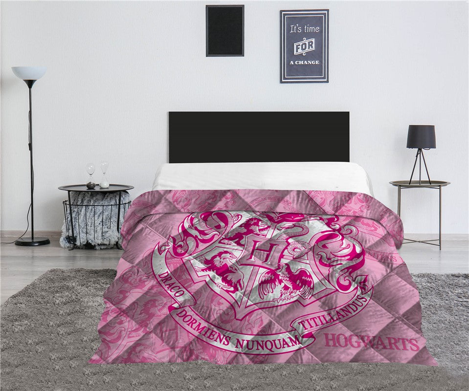 Harry Potter Sprei Hogwarts Tweepersoons 240x220 Polyester Bedsprei