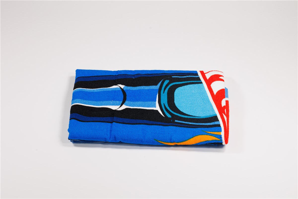 Hot Wheels Handdoek 70x140 Polyester Sneldrogend