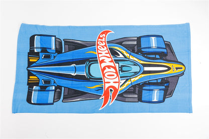 Hot Wheels Handdoek 70x140 Polyester Sneldrogend