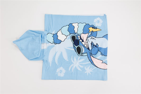 Disney Lilo en Stitch poncho 50x115 Duurzaam Kinderponcho