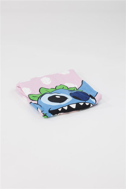 Disney Lilo en Stitch poncho 50x115 Sneldrogend Polyester Kinderponcho