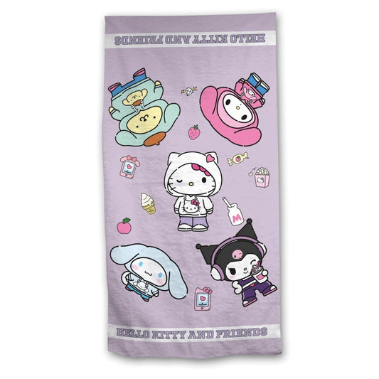 Sanrio Hello Kitty Handdoek 70x140 Duurzaam Katoen