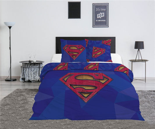 Superman Dekbedovertrek 240x220 Polykatoen 2in1