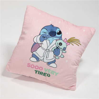 Lilo & Stich Kussen 40x40 Gevuld Duurzaam Roze Velboa