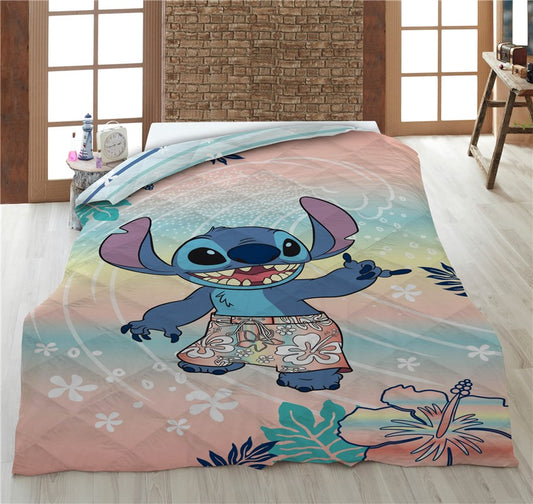 Lilo Stitch BedSprei 140x200 Duurzaam Polyester 2in1
