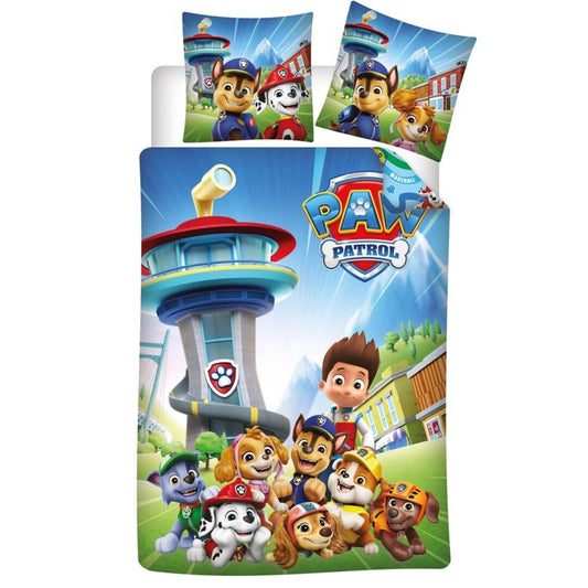 PAW Patrol Dekbedovertrek 140x200 2in1 Duurzaam Polykatoen