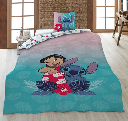 Stitch Lilo Dekbedovertrek 140x200 Duurzaam Polykatoen 2in1