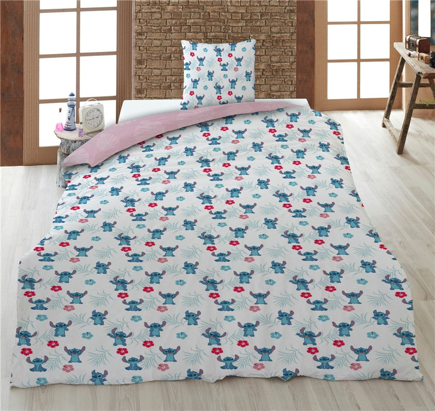 Stitch Lilo Dekbedovertrek 140x200 Duurzaam Polykatoen 2in1
