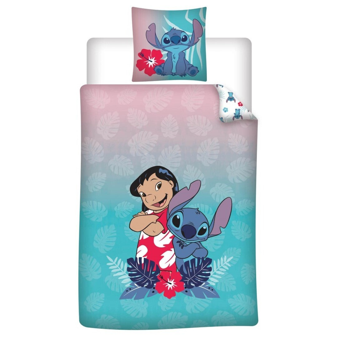 Stitch Lilo Dekbedovertrek 140x200 Duurzaam Polykatoen 2in1