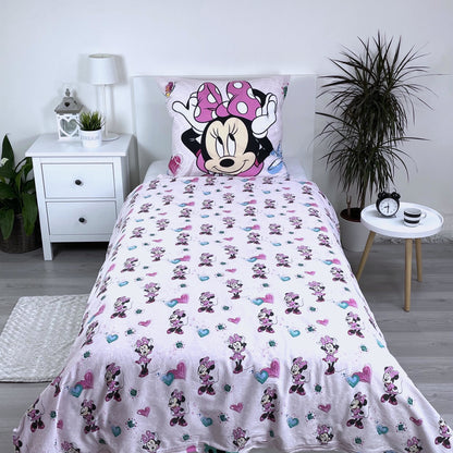 Disney Minnie Mouse 160 x 200 Dekbedovertrek Flowers