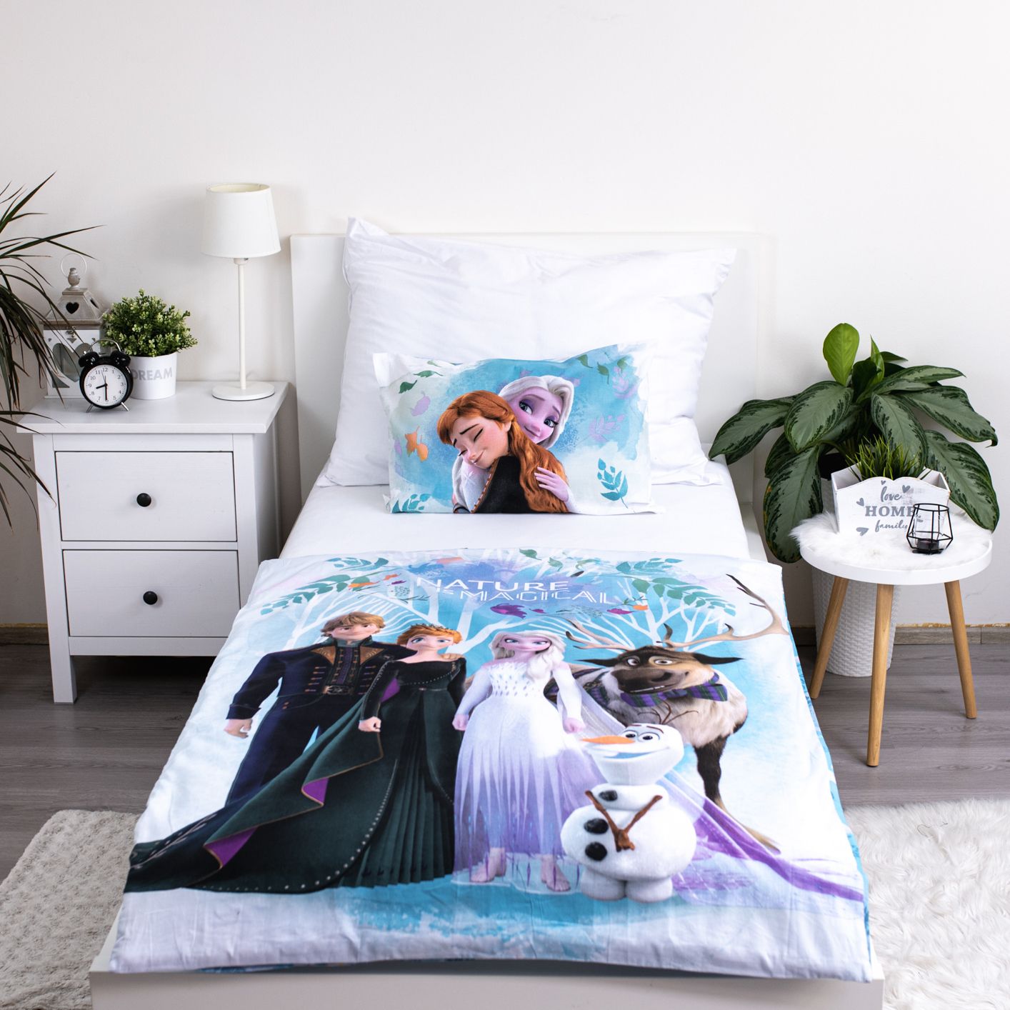 Disney Frozen Blauw Dekbedovertrek 100x135 2in1