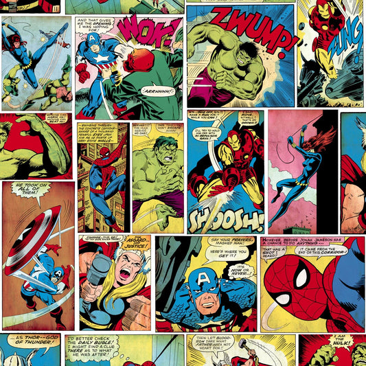 Marvel Comics Behang Striphelden